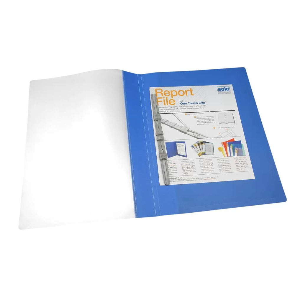 Report File (Transparent Top) – A4 (RF102), Pack of 12 - Filex Systems Pvt Ltd