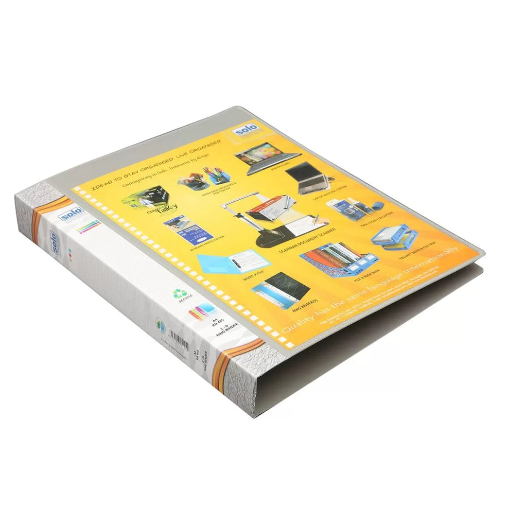 Ring File Rb402 Ring Binder-2D-Ring with Front View Pocket – A4 (RB405) – Filex Systems ...