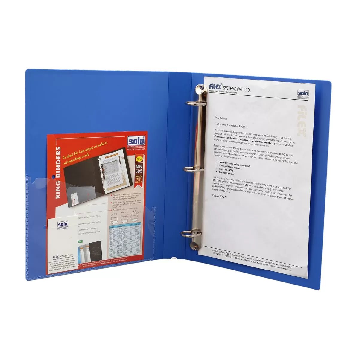 Ring File Rb402 Ring Binder-3D-Ring – A4 (RB403) – Filex Systems Pvt Ltd