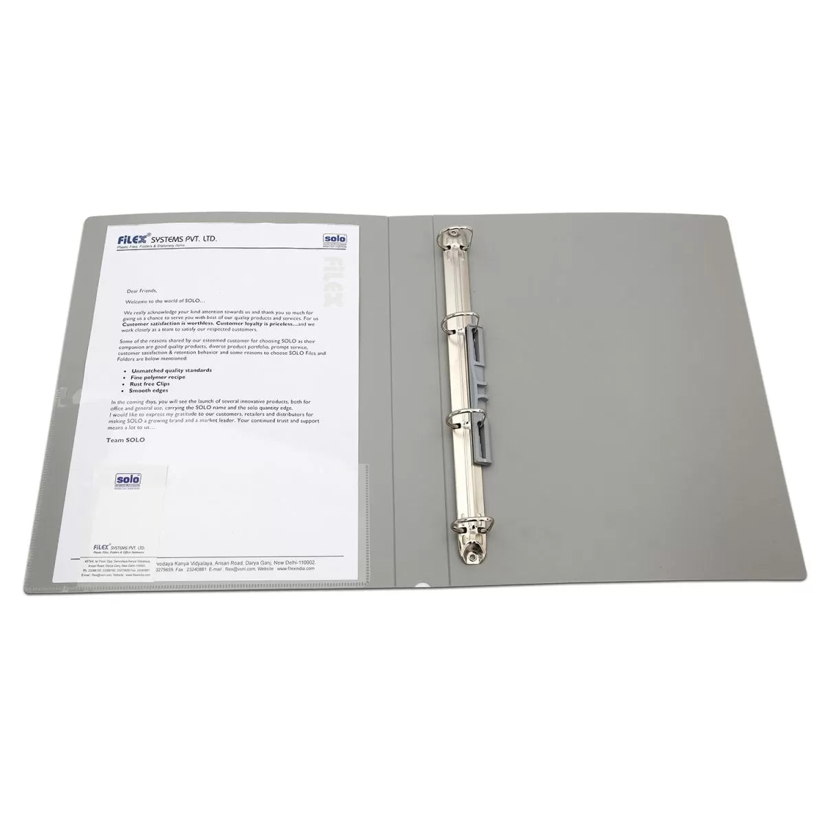 Ring File Rb402 Ring Binder-4D-Ring – A4 (RB404) – Filex Systems Pvt Ltd