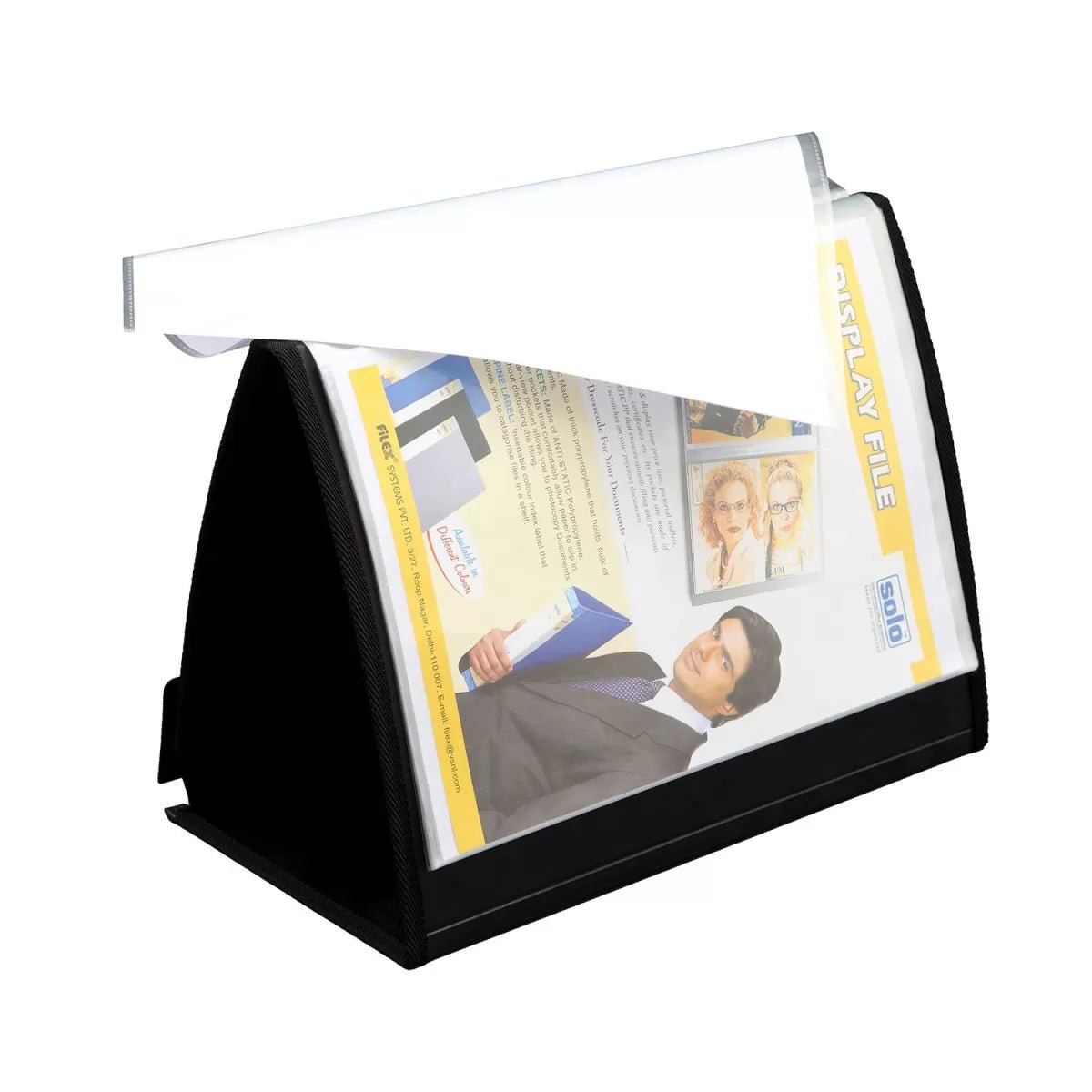 Rollover Show File – 20 Side Loading Pockets, A4 size (DF402) Landscape - Filex Systems Pvt Ltd