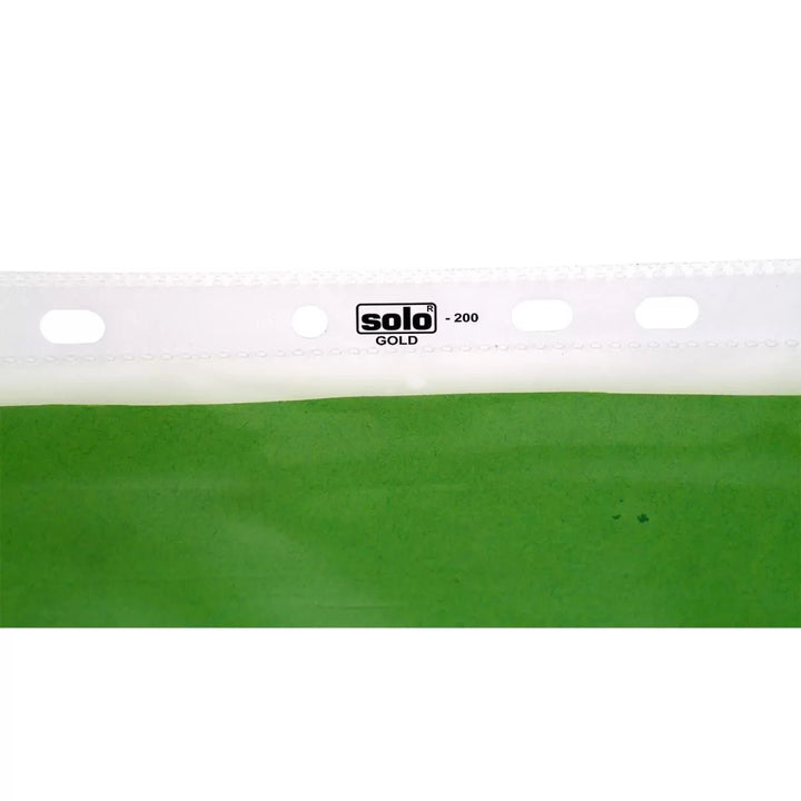 Sheet Protector – 11 Hole, GOLD (100+100 Microns), A4 (SP103), Pack of 50 - Filex Systems Pvt Ltd
