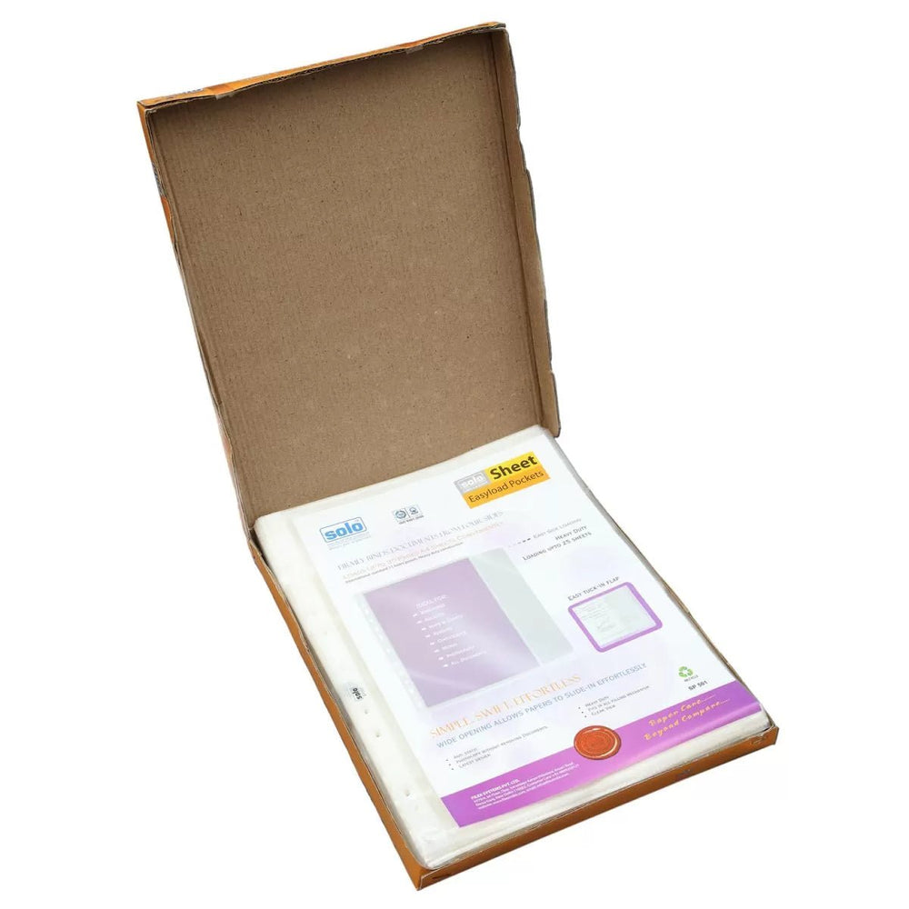 Sheet Protectors – Easyload (SP501), A4, Pack of 100 - Filex Systems Pvt Ltd