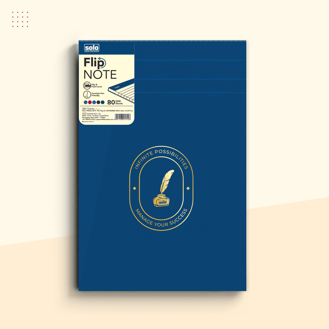 SOLO Flip Note – The Most Premium Notepad in India - Filex Systems Pvt Ltd