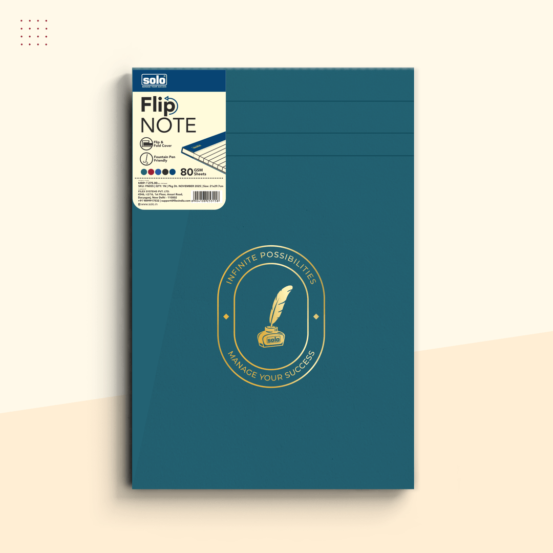 SOLO Flip Note – The Most Premium Notepad in India - Filex Systems Pvt Ltd