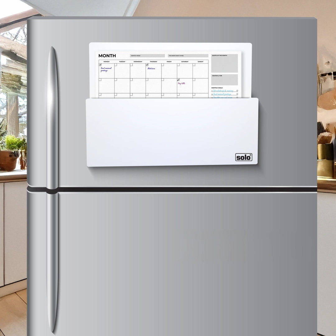 SOLO Magnetic Document Organiser - A4 | Multipurpose use, on Machinery, Refrigerator & Whiteboards.. - Filex Systems Pvt Ltd