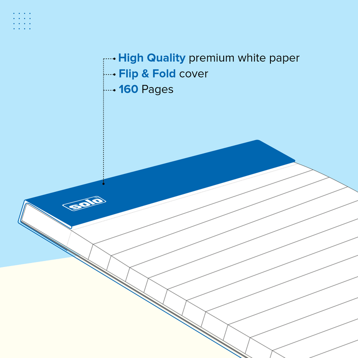 SOLO Memo Pad – The New Age Pad of India | Paper Cover | Pack of 5 - Filex Systems Pvt Ltd