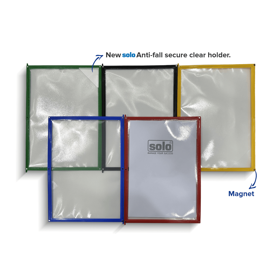SOP Magnetic Data Pocket - A4 (set of 5 N) MDP05 - Filex Systems Pvt Ltd