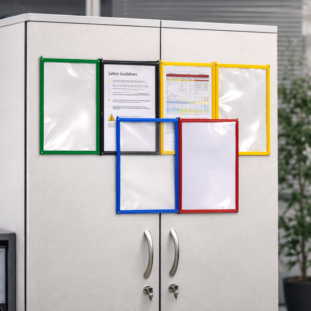 Sample Display Folder SOP Magnetic Data Pocket Display Folder | Set of 5 | For Magnetic Surf ...