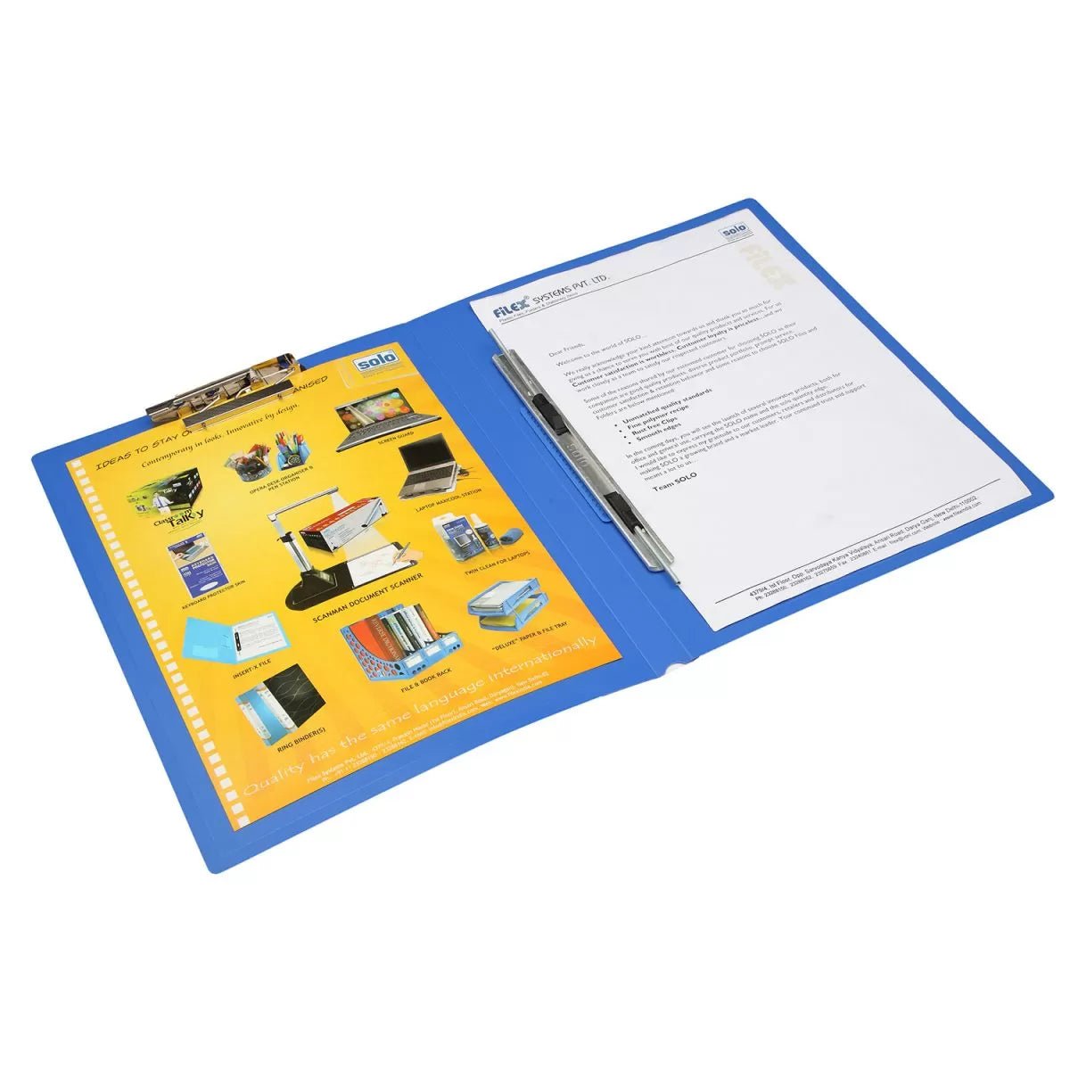 Spring & Punchless File – A4 (SG502) – Filex Systems Pvt Ltd