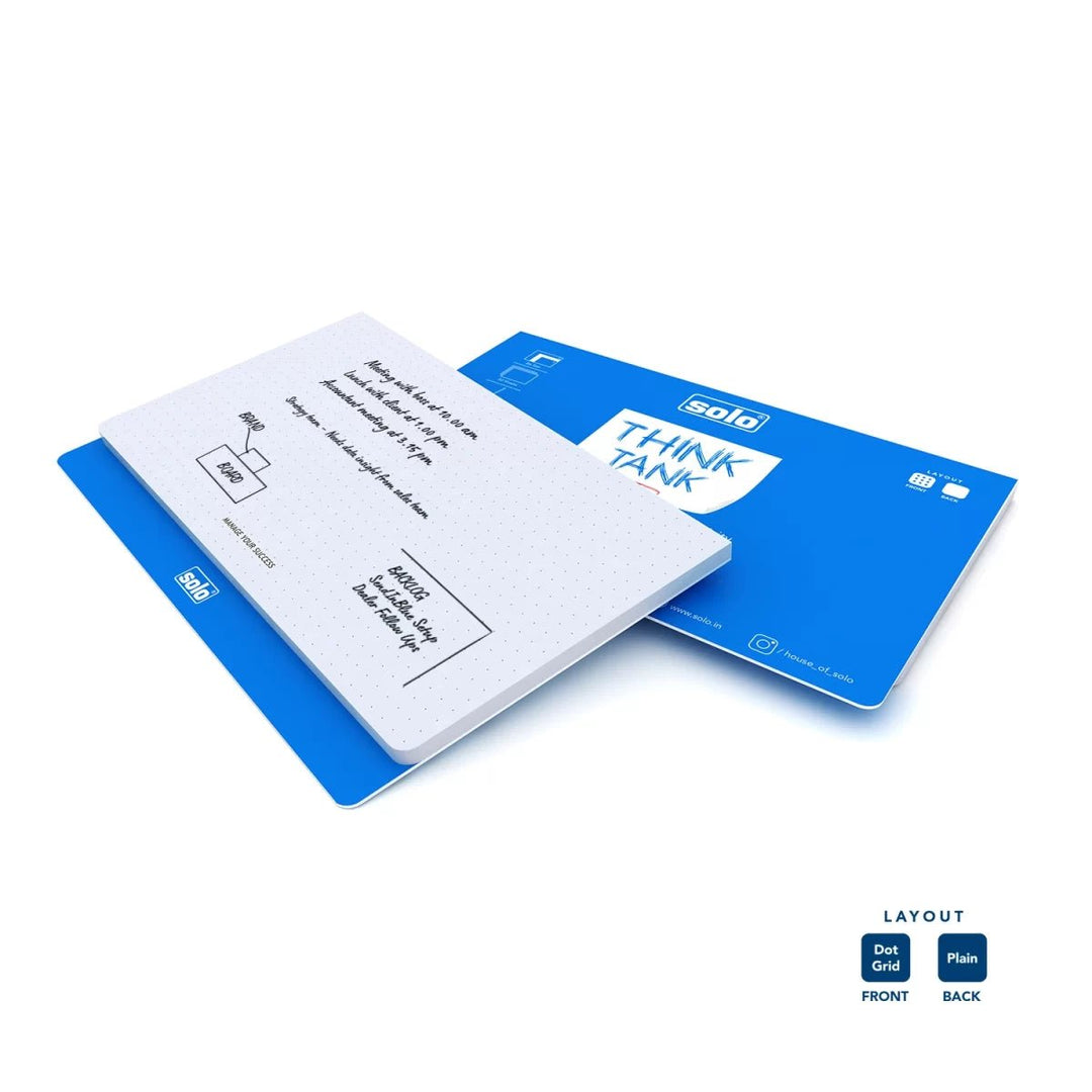 THINK TANK | TEAR - OFF NOTEPADS – 50 SHEETS – 100 GSM PAPER - Filex Systems Pvt Ltd