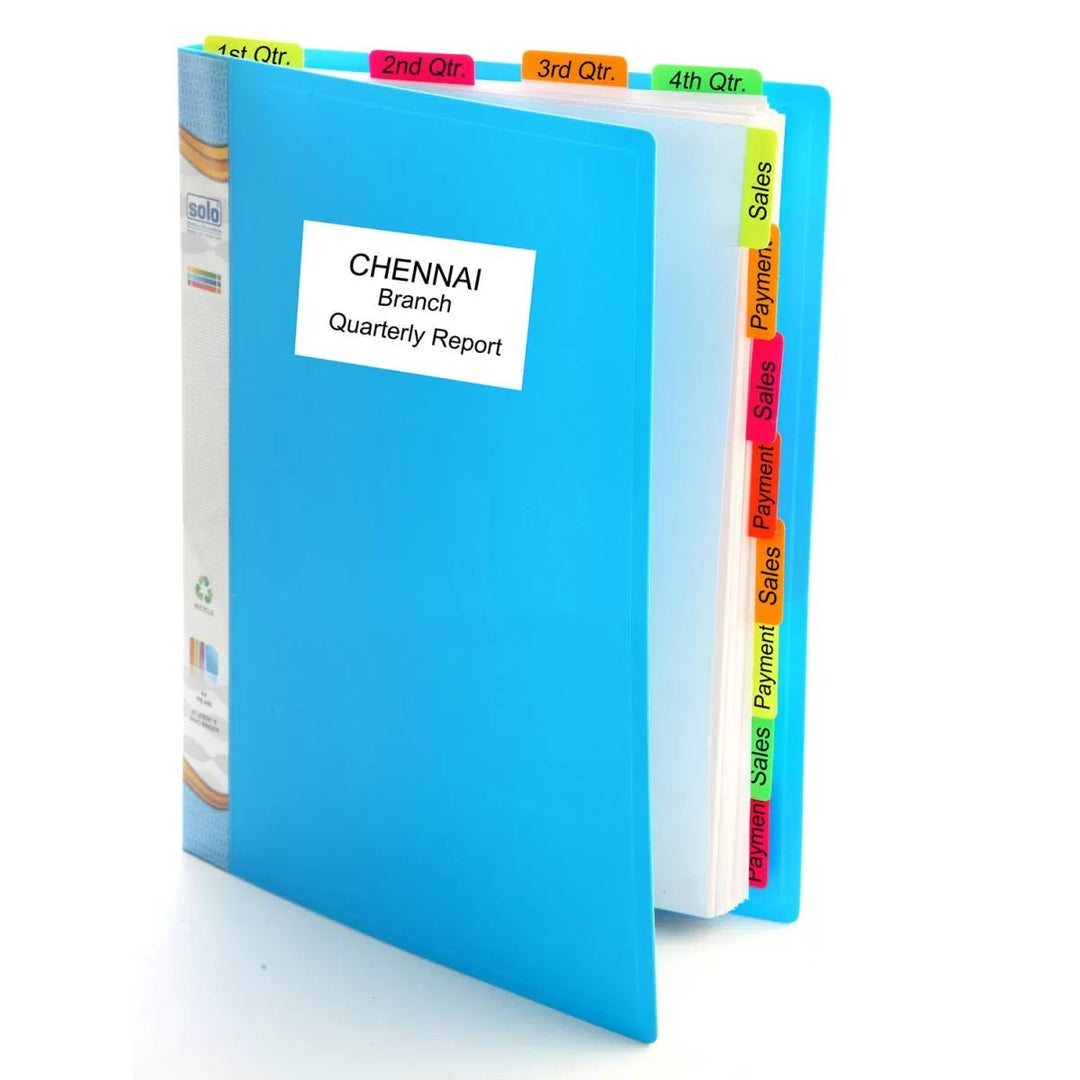 Time Saver Permanent Flipper Index Tabs, Set of 2 (IT001) - Filex Systems Pvt Ltd