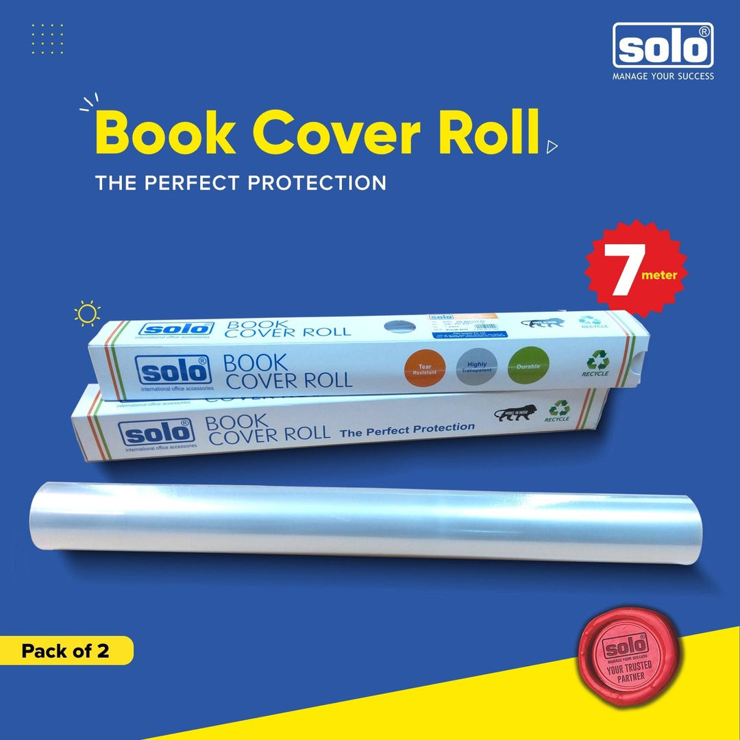 Transparent Books Cover Roll | 355mm x 7 Mtr. | Pack of 2 - Filex Systems Pvt Ltd