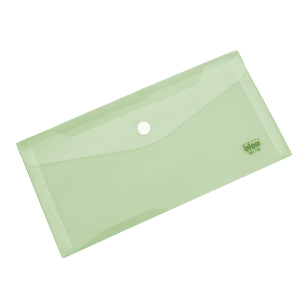 Transparent Button Bag, Cheque & A5 size (Pack of 10) - Filex Systems Pvt Ltd