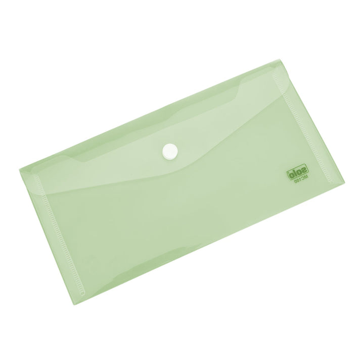 Transparent Button Bag, Cheque & A5 size (Pack of 10) - Filex Systems Pvt Ltd