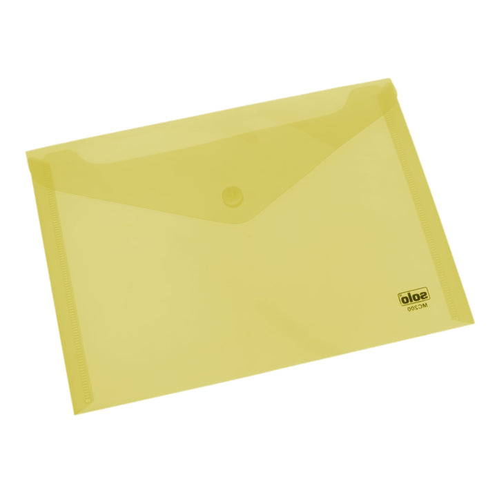 Transparent Button Bag, Cheque & A5 size (Pack of 10) - Filex Systems Pvt Ltd