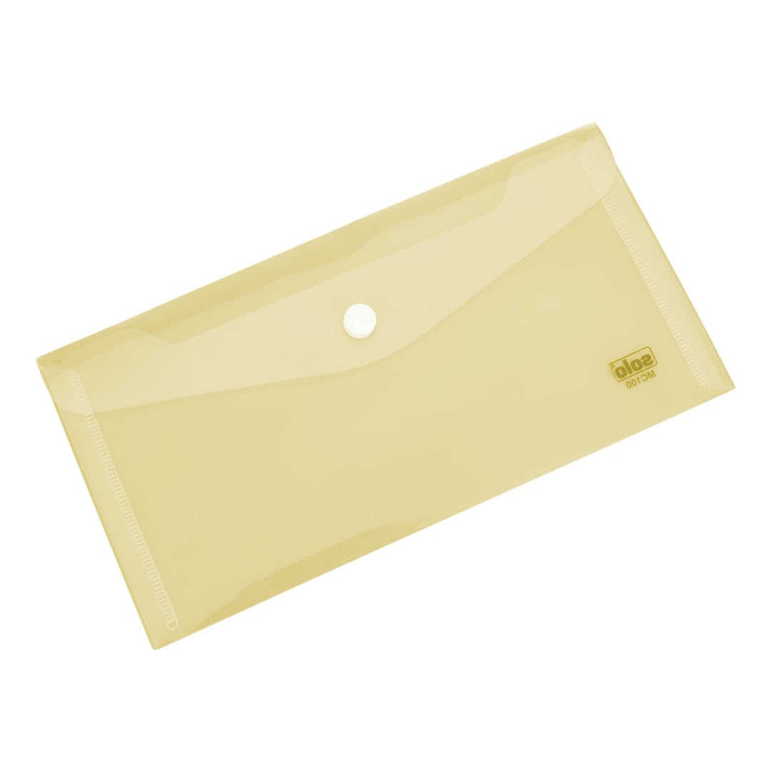 Transparent Button Bag, Cheque & A5 size (Pack of 10) - Filex Systems Pvt Ltd